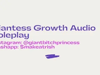 (AUDIO ONLY!) Giantess Growth Erotic Audio ASMR Roleplay