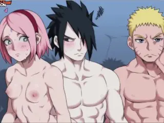 Naruto & Sasuke x Hinata/Sakura/Ino - Hentai Cartoon Animation Uncensored - Naruto Anime Hentai