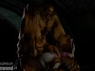 Clayface on Harley Quinn