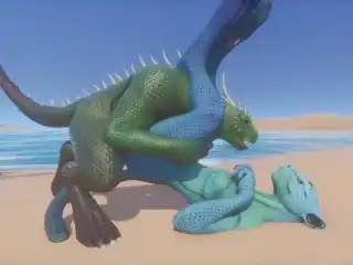 Wild Life / Scalie Porn on the Beach