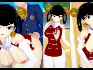 [hentai Game Koikatsu! ]have Sex with Big Tits one Punch Man Lin Lin.3DCG Erotic Anime Video.