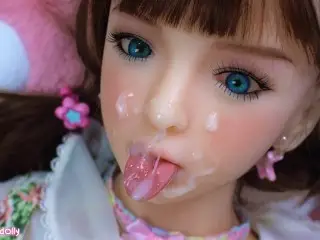 Titsfuck and Facial Cum on my Cute Doll 13