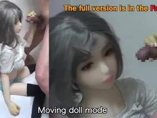 I was Excited by the Automatically Moving Doll and Ejaculated a Lot.