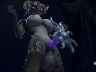 Argonian Futa vs Unusual Stone (with Sound) Skyrim 3d Animation Hentai Anime Blowjob Cum in Mouth