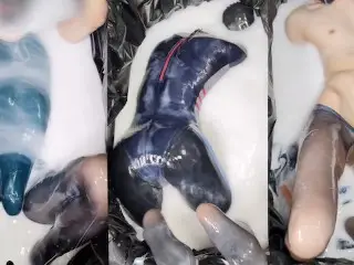 Leotards, Pantyhoses, Anal Toys with Lube Play? Slime Play? Lotion Play? Whatever, that's Fun