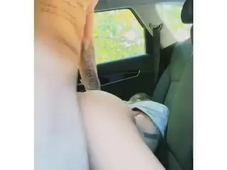 OnlyFans new Hottest Couple , Serving Dick for Lunch Break in the Car Fucking Babymommas Wet Pussy