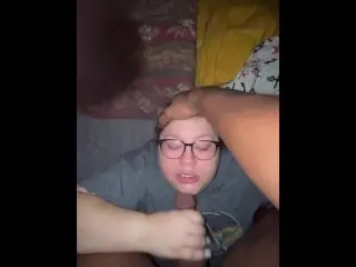 Choking on Dick while getting Face Fucked