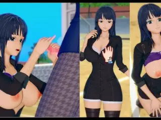 [hentai Game Koikatsu! ]have Sex with Big Tits ONE PIECE Robin.3DCG Erotic Anime Video.