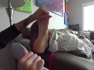 Myles Mummy Wrap Foot Tickle! - Bonus Episode 1080p HD PREVIEW