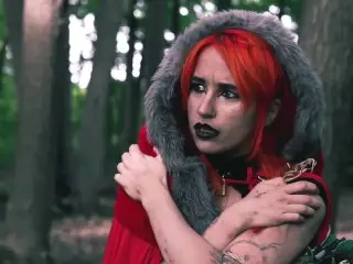 Little Red Riding Hood Caught by Big Cock Wolf