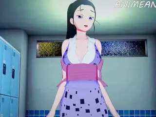 Fucking Hinatsuru from Demon Slayer Hentai