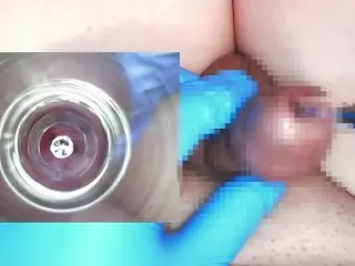 I Put an Endoscope in a 10mm Test Tube and Observed the inside of the Urethra.