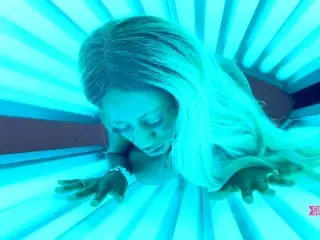 HOT Sex in the Tanning Salon