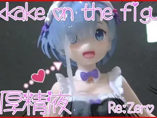 [figure Bukkake] Re: zero Masturbation with a REM Figure! I Bukkake Semen on my Head.