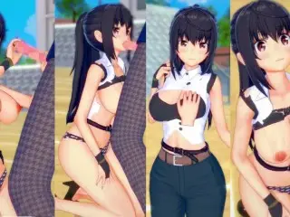 【エロゲーコイカツ！】ありふれた職業で世界最強 八重樫雫3DCG巨乳アニメ動画[Hentai Game Koikatsu! Arifureta Shokugyou Shizuku Yaegashi]