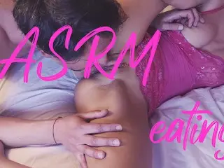 Italian Girl Amazing ASMR Pierced Pussy Licking on my first Date - Huge Orgasms