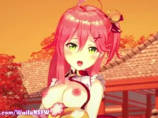 Hololive - Sakura Miko さくらみこ - 3D Hentai [HD, MMD, AMV, MAD, Koikatsu]