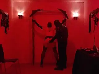 Spanked, Whipped, Fisted and Double Fucked at the BDSM Club