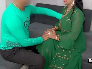 Boss Fucks Big Busty Desi Pari during Private Party with Hindi