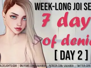 DAY 2 JOI AUDIO SERIES: 7 Days of Denial by VauxiBox (Edging) (Jerk off Instruction)