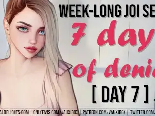 DAY 7 JOI AUDIO SERIES: 7 Days of Denial by VauxiBox (Edging) (Jerk off Instruction)