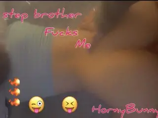 My Step Brother Fucks me right after Dad Leaves!🥵