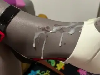 SHOEJOB Platform Shoes, Shiny Stockings, Giga Cumshot