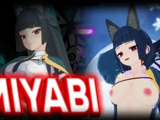 Zenless Zone zero ➤ Miyabi 🗸 CUTE 雅(ゼンレスゾーンゼロ) Furry Waifu Anime R34 Rule34 JOI Jentai Weeb Cute