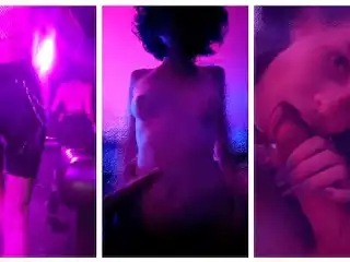 Sex after Night Club Sex - Real Couple Homemade Hot Sex with 18 Year Cute Girl Creampie - Darcy Dark