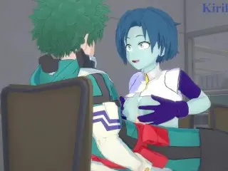 Kaoruko Awata (Bubble Girl) and Izuku Midoriya have Intense Sex - my Hero Academia Hentai