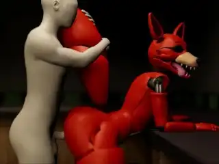 Me Vs. Raging FNAF FOXY (with a Big Dick)
