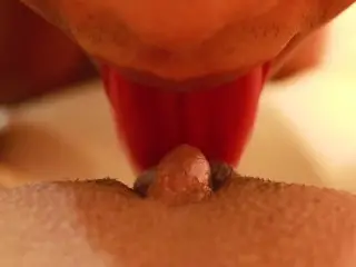 Close up Pussy Eating Big Clit Licking until Orgasm POV Khalessi 69