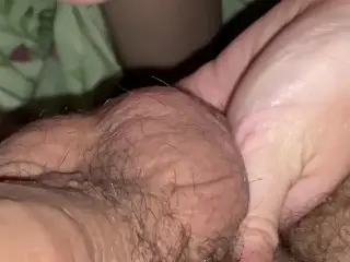 A Drooling Blowjob. Saliva Flows through the Eggs. I Love such a Buzz