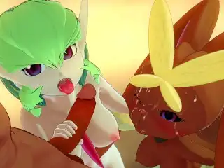 POV: you used the Multi Exp to Fuck your whole Pokemon Team - Anime Hentai Furry 3d Compilation