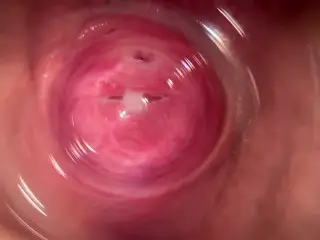 Camera Deep inside Mia's Vagina