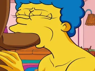 MARGE SUCKS a BLACK COCK (THE SIMPSONS)