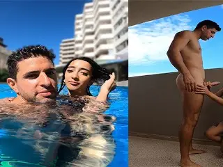 ARGENTINIAN SLUT is Picked up from the Swimming Pool and FUCKED in her Hotel Room