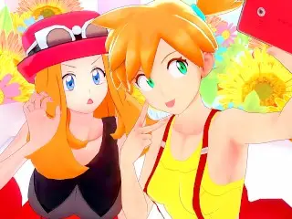 Many Sexy Pokemon Trainer Girls got Seduced by your Enormous Pokeballs - Anime Hentai 3d Compilation