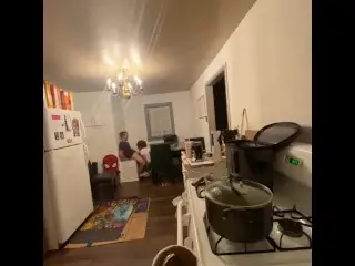 Young Babe Fucking in the Kitchen