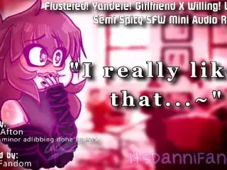 【spicy SFW Audio RP】You Surprise your Easily Flustered Yandere GF W/ a Hot MakeOut Session~【F4A】