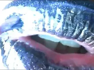 Mistress Onyx - Black Lipstick Fetish Bubblegum chew