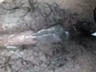 Rubbing a cock on my clit