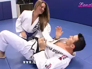 KARATE TEACHER gives experienced BLONDE tutoring at FUCK