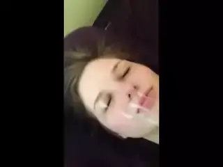 Beautiful cum on face