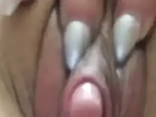 slutwife showing big clit and big tits