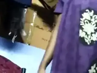 Indian wife caught changing dress