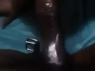 Ebony bbw thot sucking my dick clean before she gets anal