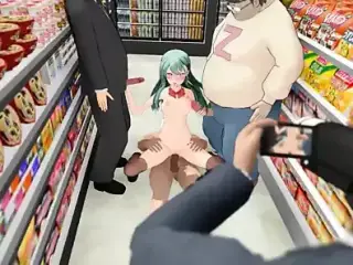 Suzuya making a music sex video in the store