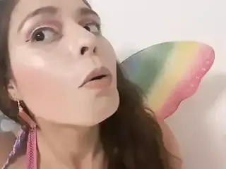 GINGER PARIS SEXY SMOKING IN FAIRY COSTUME DIRTY TALKING