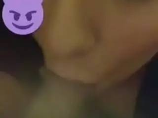 Cheating wife blowjob